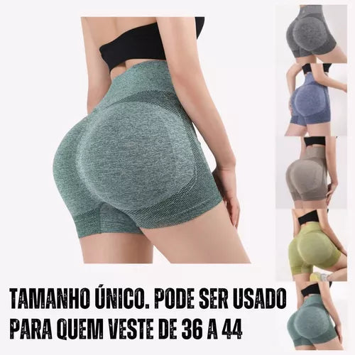 Short Feminino Empina Bumbum - Verde